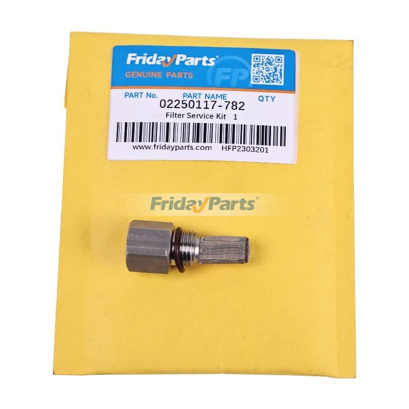 Kit de serviço de filtro de tubo de retorno de compressor de ar de parafuso 02250117-782 para Sullair LS20 FridayParts