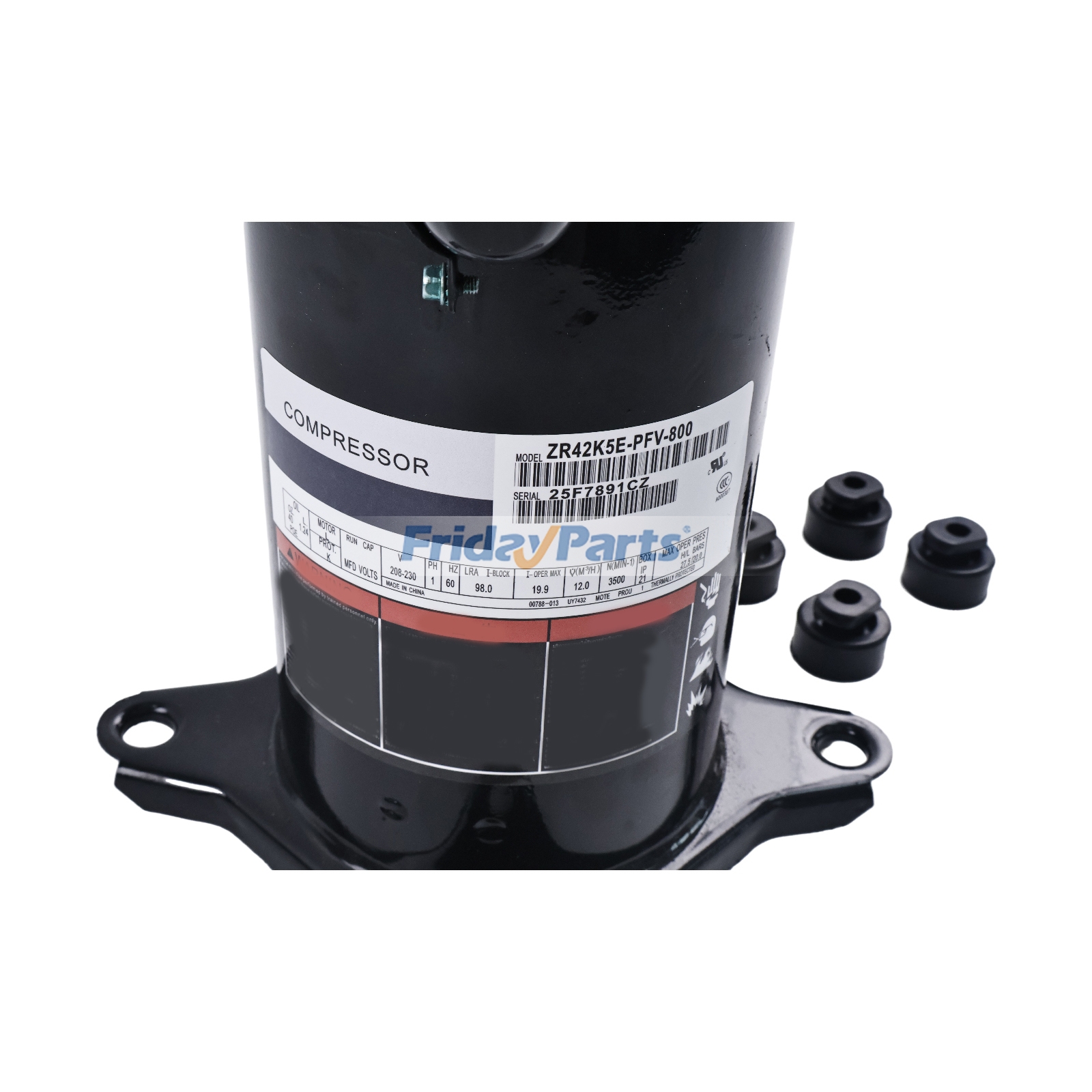 Scroll Compressor Replacement for Copeland ZR42K5E-PFV-800für Für andere Marken
