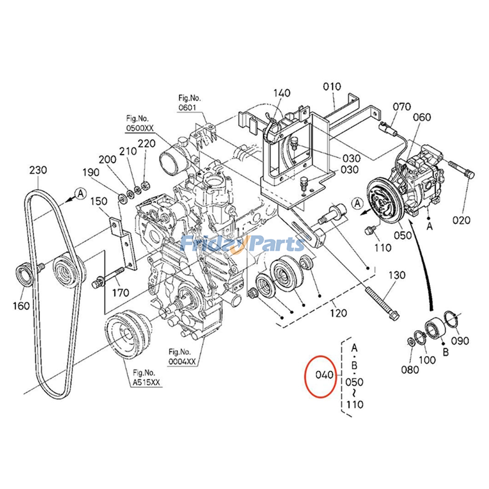 FridayParts A/C Compressor