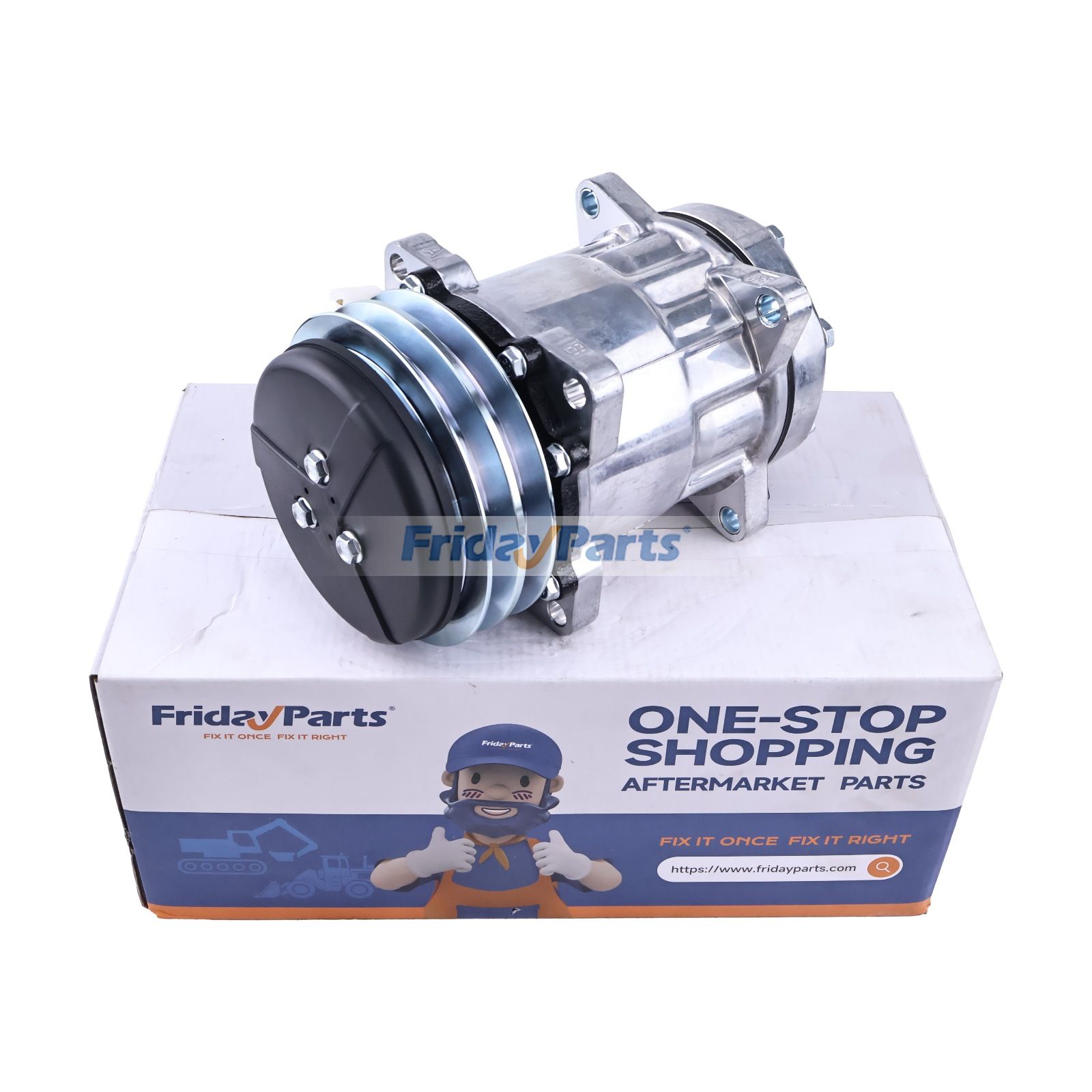 SD7H15 A/C Compressor 3712528M2 for Massey Ferguson Tractor 375 383 390 393 396 398 399 3050 3070 3080 3090 3095 3120 3125 3140