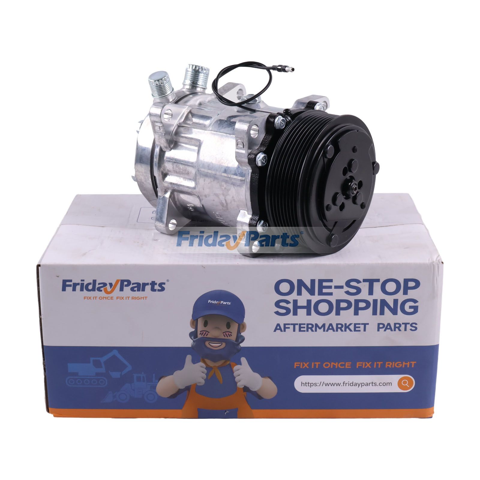 Sanden SD7H15 A/C Compressor 4645 4665 1803788 for International