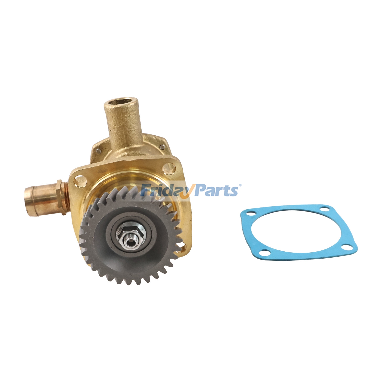 Bomba de refrigeración por agua de mar 129271-42502 para motores Yanmar 3JH40, 3JH4E, 3JH5AE, 3JH5E, 4JH110, 4JH45, 4JH4AE, 4JH4E, 4JH57, 4JH5E y 4JH80 de FridayParts