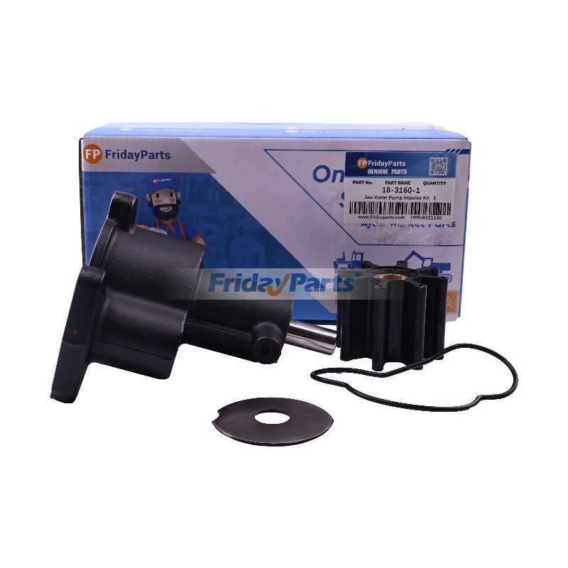 18-3160-1 Sea Water Pump Impeller Kit 46-862914A13 8M0118062 for Mercruiser Bravo 4.3 5.0 5.7 8.1L