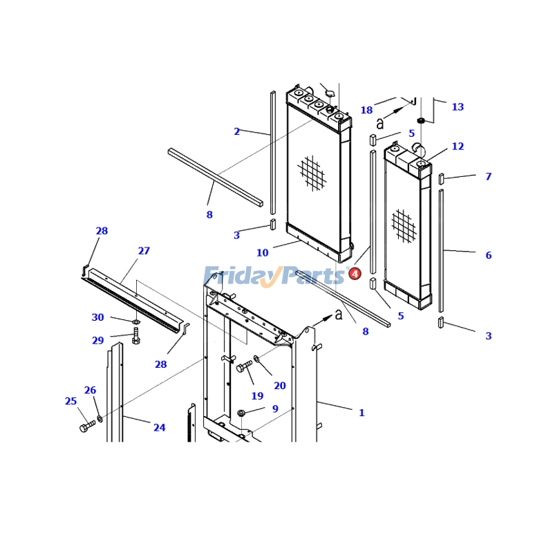 Sello 14X-03-51530 para topadora Komatsu D65PX-16 D65WX-16 D65EX-16 D85ESS-3 Para KOMATSU