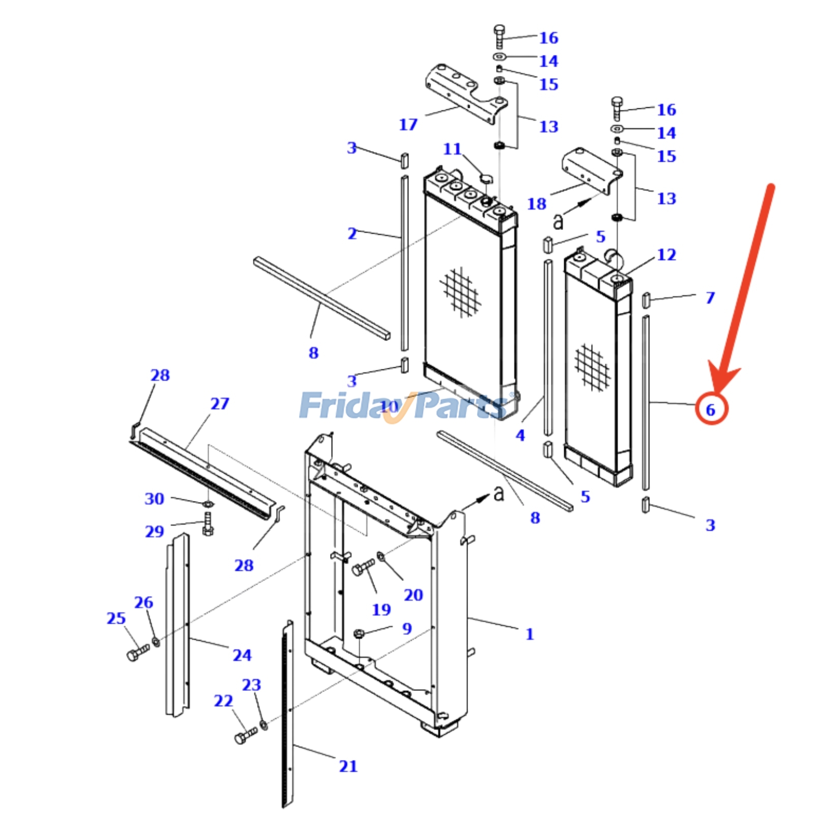 Sello 14X-03-51650 para topadora Komatsu D65PX-16 D65WX-16 D65EX-16 D85ESS-3 Para KOMATSU