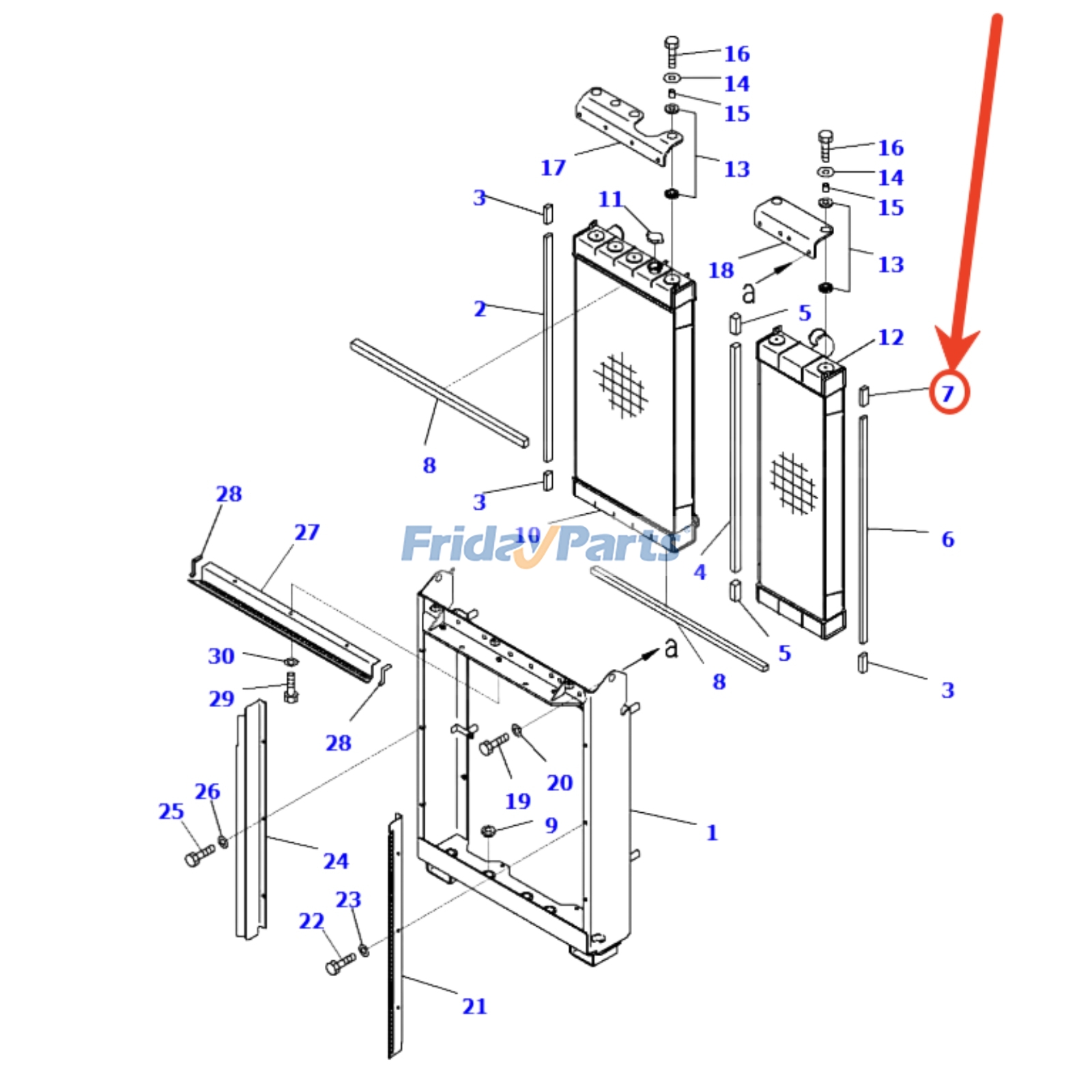 Sello 14X-03-51660 para topadora Komatsu D65PX-16 D65WX-16 D65EX-16 D85ESS-3 Para KOMATSU