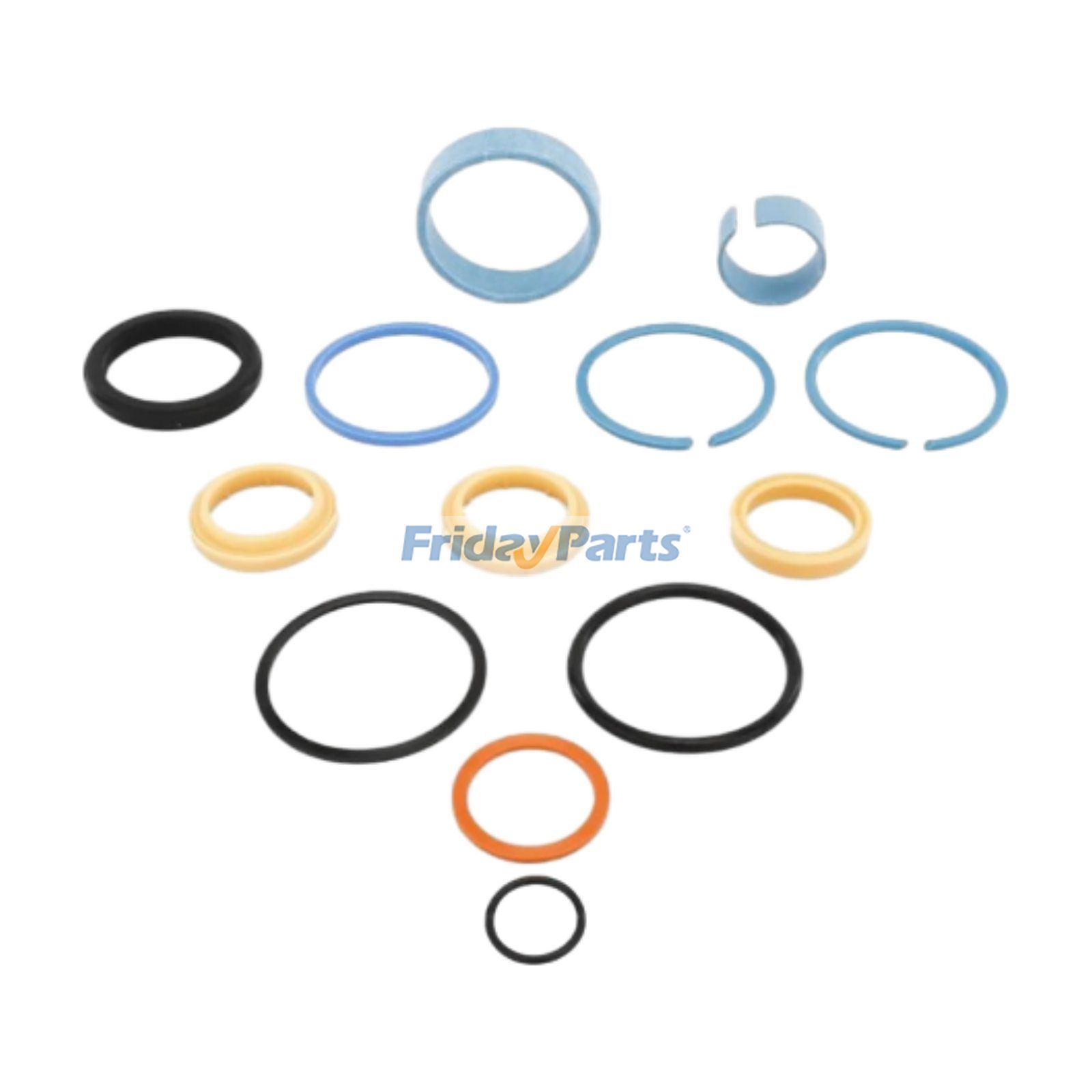 2.0"Bore Cylinder Seal Kit 59076GT for Genie Lift Z-45/25J Z-34/22DC Z-34N Z-34DC Z-34/22N Z-30/20N S-40 S-45 GS-2668 DC GS-3268 DC