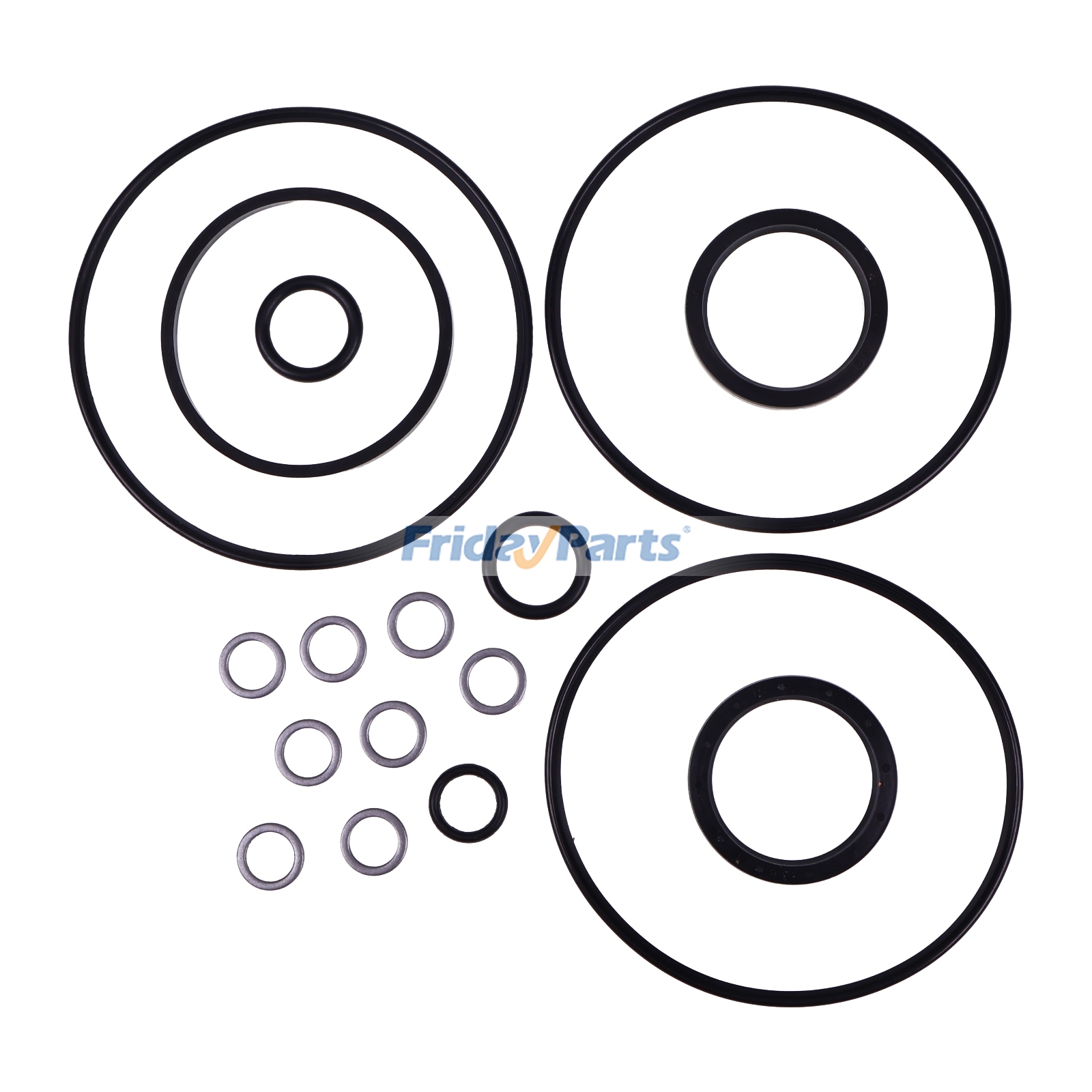Kit de vedação de motor hidráulico Eaton Char-Lynn 60023-000 de reposição de 24 V para séries 104 105 FridayParts