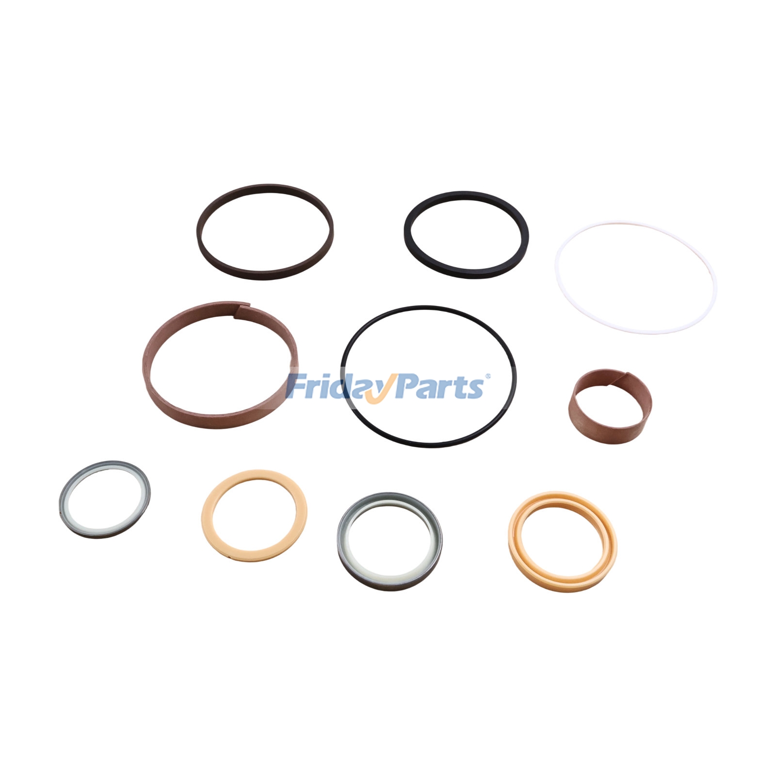 Kit de sello de cilindro de giro 87428631 para cargadoras New Holland B110 B115 B95 B95LR B95TC B110B B115B B95B B95BLR B95BTC LB110.B LB115.B LB90.B B100B B95C para Pala cargadora