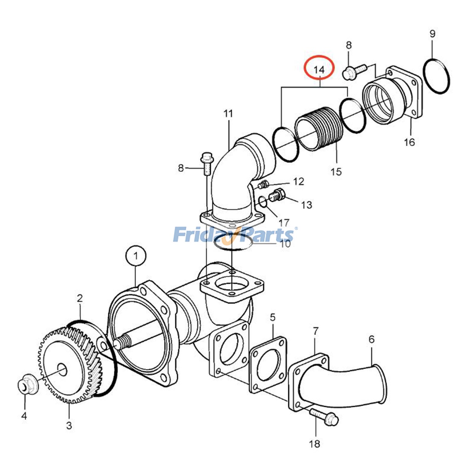 FridayParts Sealing Ring