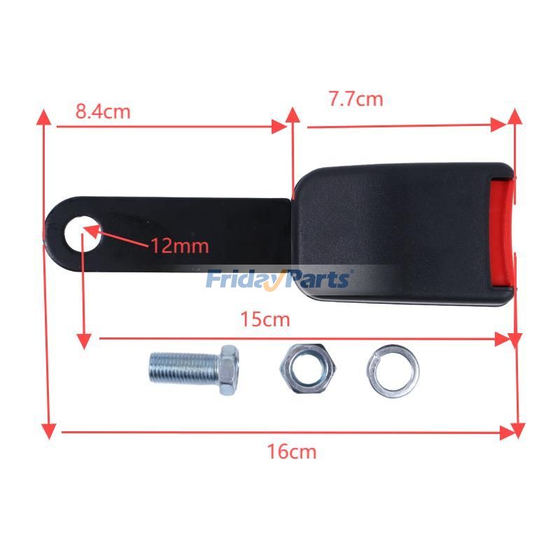 FridayParts Sicherheitsgurtschlossbaugruppe mit Schraubensatz