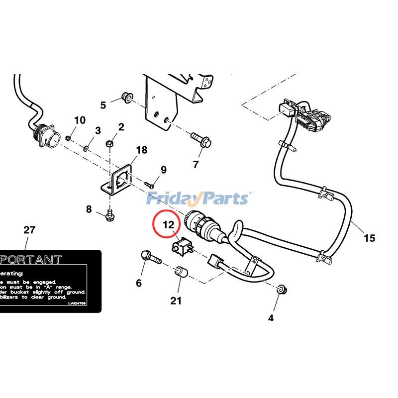 Seat Presence Safety Switch For JOHN DEERE Loader,Mower,Tractor,Others