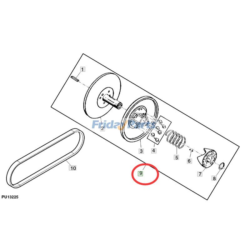 FridayPartsのセカンダリクラッチゲーター