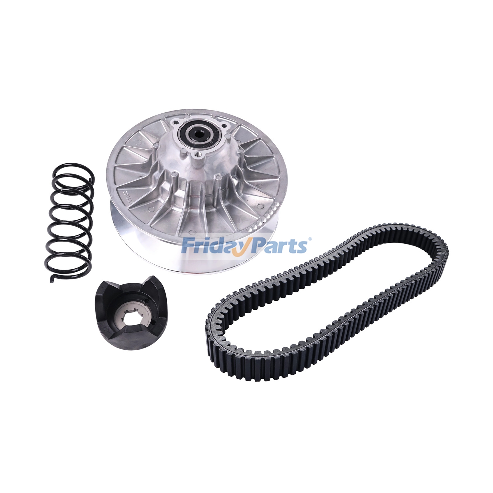 Secondary Clutch Assembly 420280178 & Belt 715900212 for Can-Am ATV Outlander 500 570 650