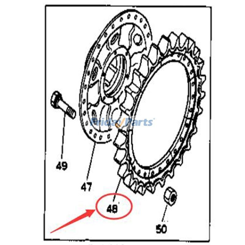 セグメント歯 131-27-42220 コマツ D40A-1 D40AF-1 D40PF-1 D40PL-1 D45A-1 D45P-1 D45S-1 D50A-16 D50P-16 D50S-15 D53A-16 D53P-16 D53S-16