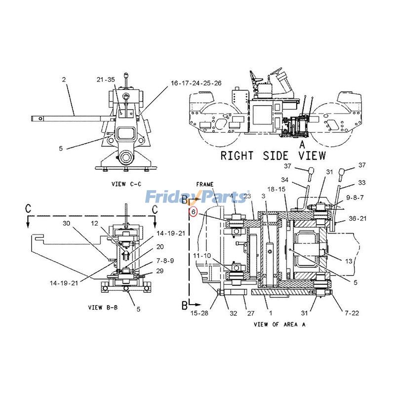 Self-Aligning Bearing for Compactor,Dozer,Excavator,Loader,Off-Road Truck,Skidder,Tractor