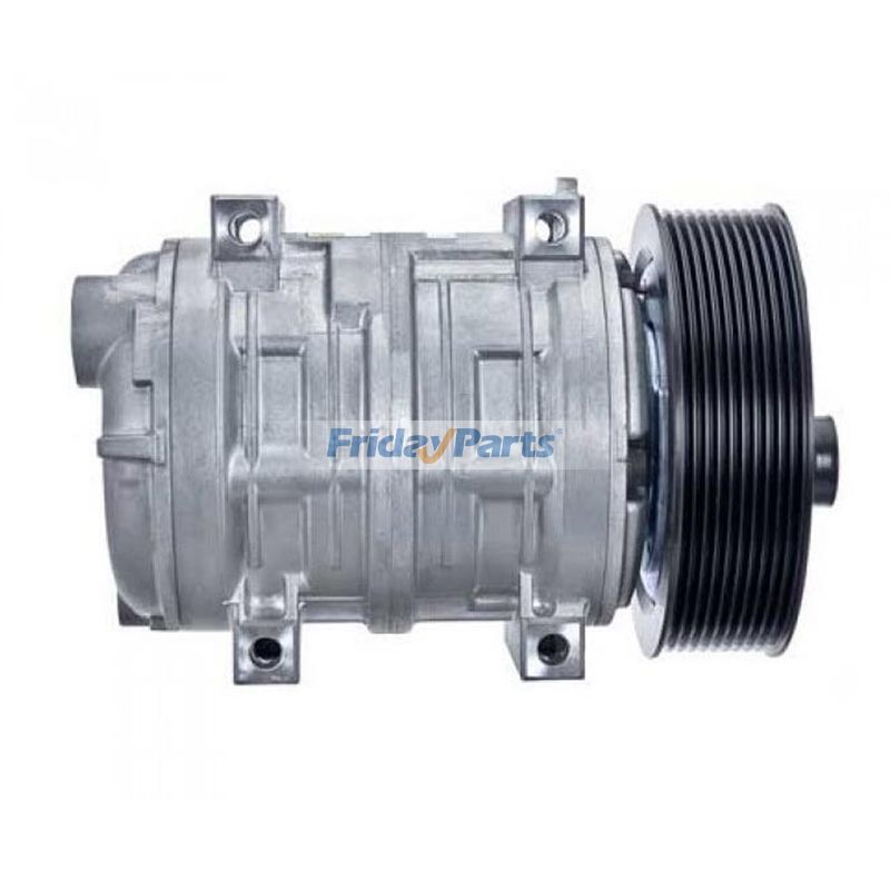 Seltec TM-21HX A/C Compressor 272-5767 for Caterpillar CAT Engine C4.4 Backhoe Loader 450E