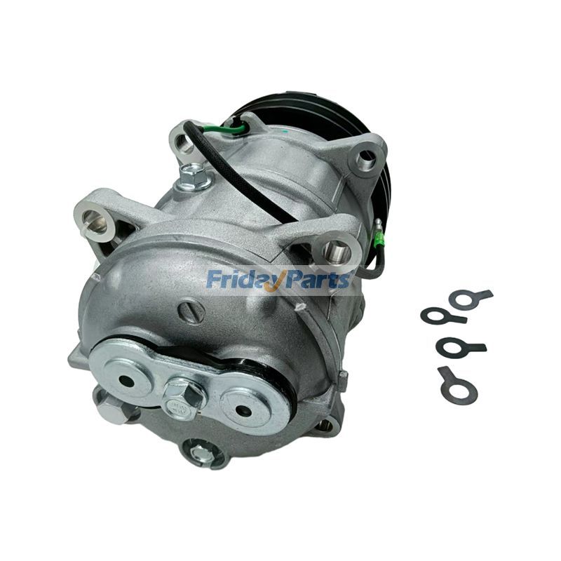 Compressor de ar condicionado TM15 24V 2A 132mm 18-10157-14 para refrigeração de transporte de transportadora Xarios 300 400 200 350 V-400 máx. para Refrigeração de Transporte