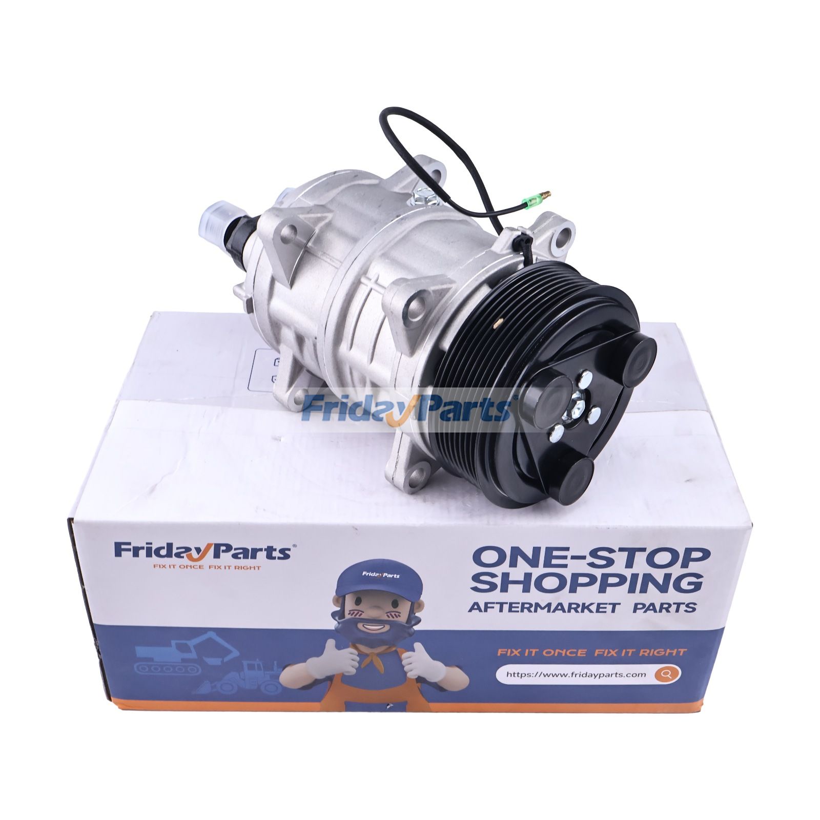 Seltec TM15XD 12 V Klimakompressor 102-580 für Thermo King Tripac APU