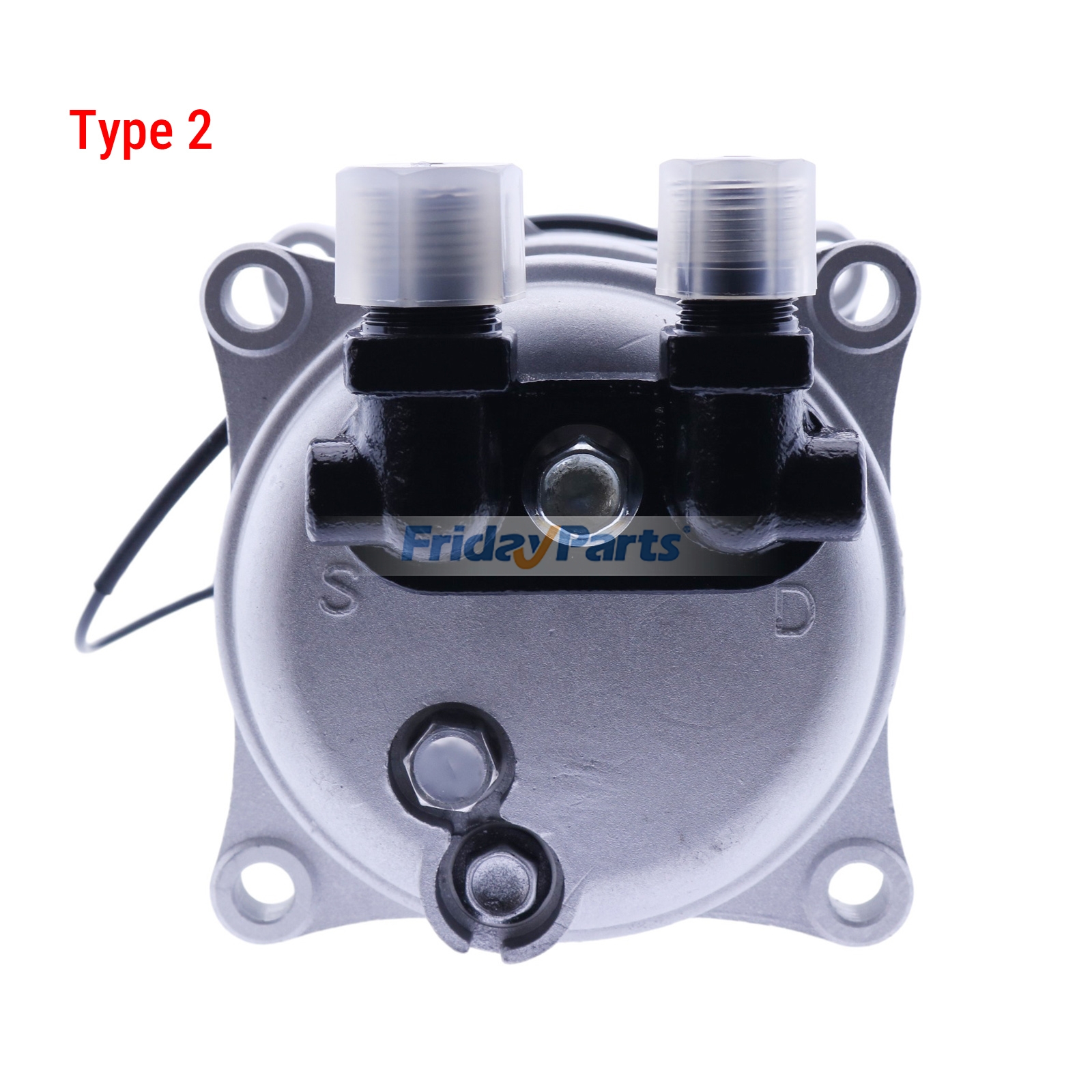 Repuesto Compresor de aire acondicionado Seltec TM15XD de 12 V 102-580 para APU Tripac de Thermo King compatible con Refrigeración de transporte Para Thermo King FridayParts