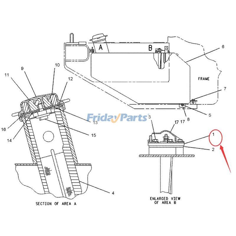 Émetteur 9X-0265 pour moteur Caterpillar CAT IT28F Integrated Toolcarrier 3116