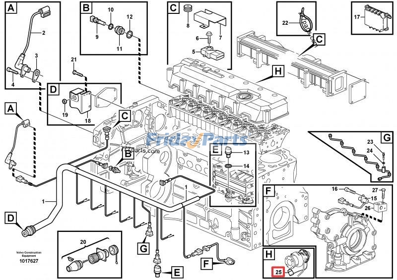 Sensor for Excavator,Loader,Motor Grader