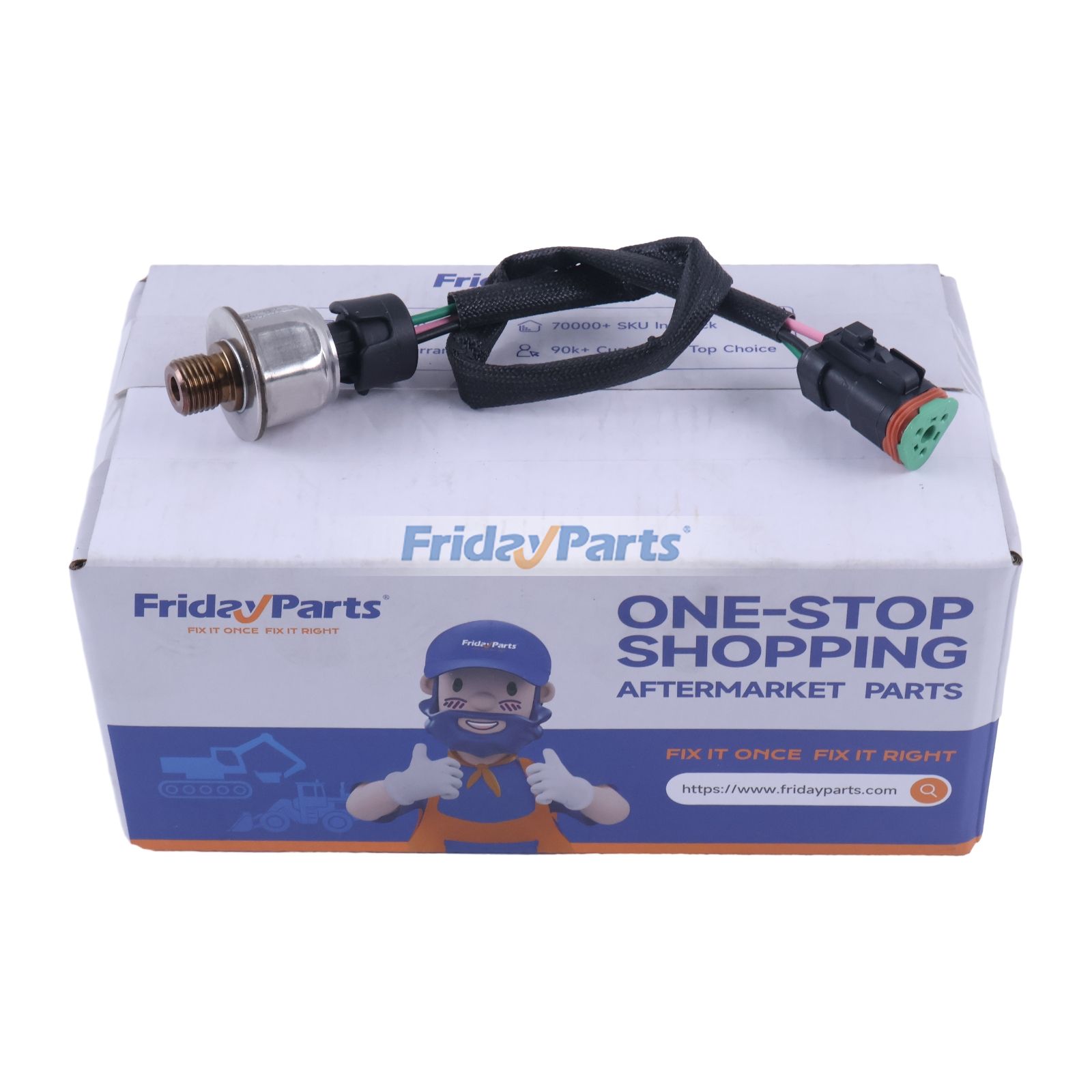 Sensor 237-0957 for Caterpillar CAT Tractor D10N D10R D10T Engine 3406 3126B C27 C15 C18