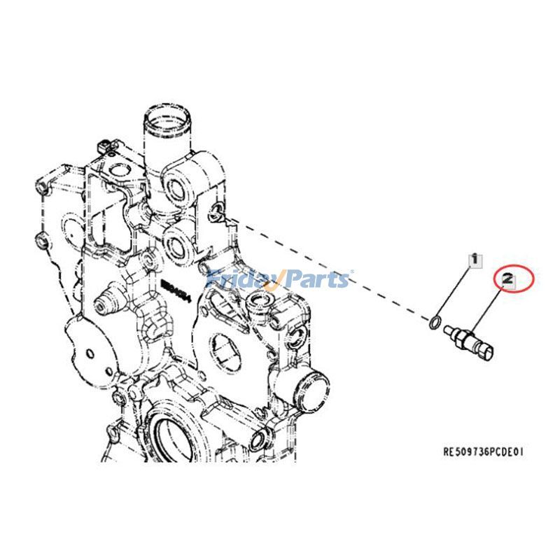 FridayParts Sensor RE500844F 5101E 5210 5310 5515 6100B 6145J 6180J 6603 7515