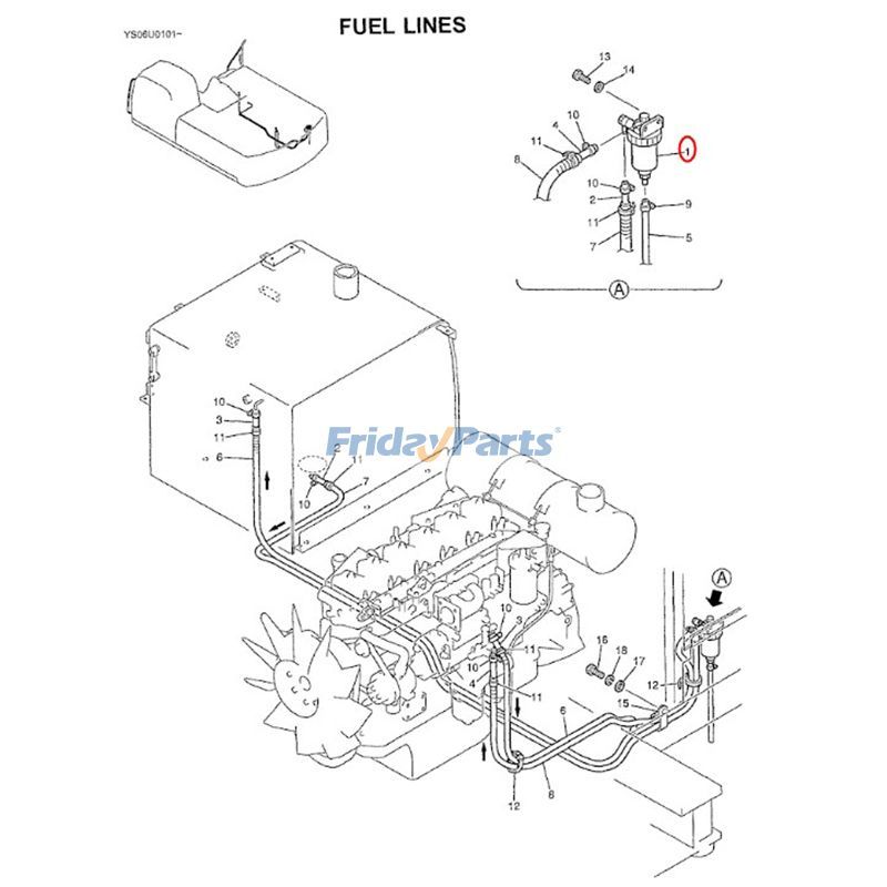 Separator for Excavator