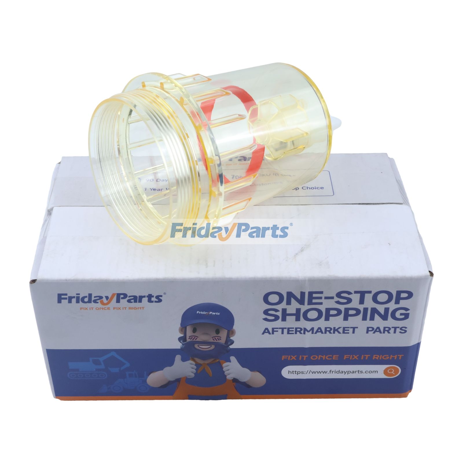 Separator Cup 129242-55720 for Yanmar Engine 3TNV80F 3TNV82A 3TNV84 3TNV88 4TNV84T 4TNV106 4TNE94L