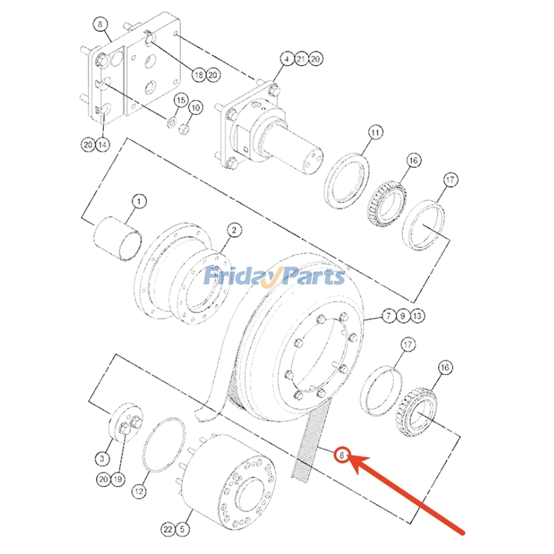 Serpentine Belt  for Engine,Off-Road Truck