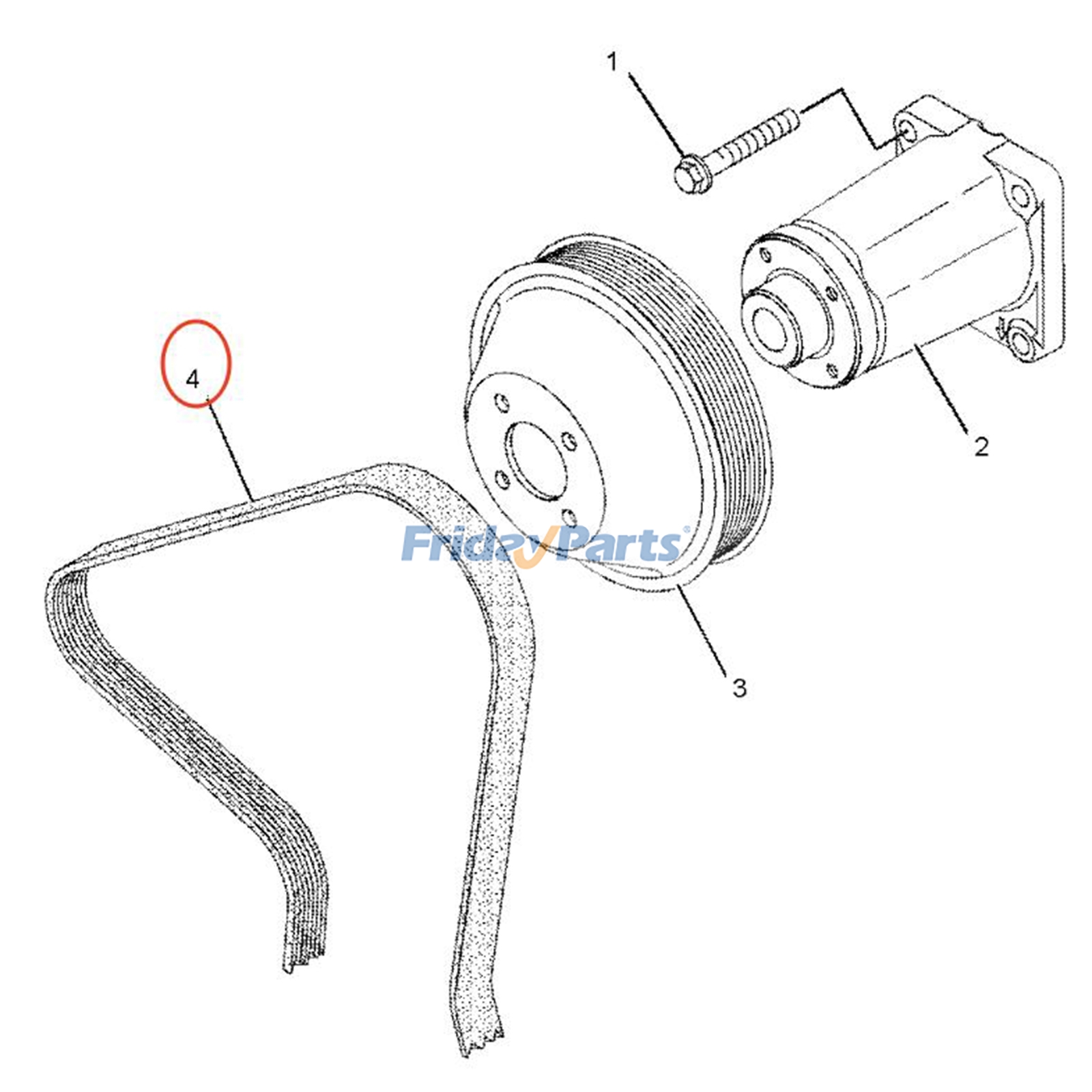 Serpentine Belt for Engine,Excavator,Loader