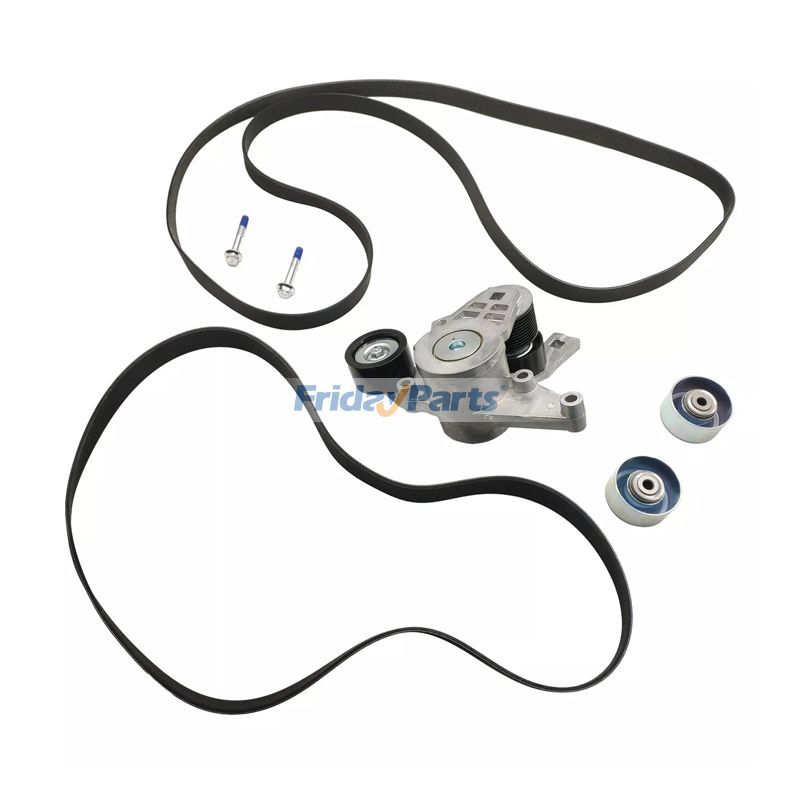 Serpentine Belt Tensioner Pulley Kit 38667 36742 K081059HD K100643HD for Freightliner Cascadia Western Star 5700XE 2014-2019