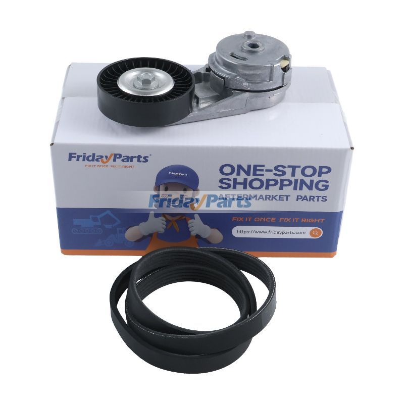 Serpentine Drive Belt Tensioner Kit 12634319 12618358 24435940 24466972 1050405 for Pontiac Chevy Saturn Buick