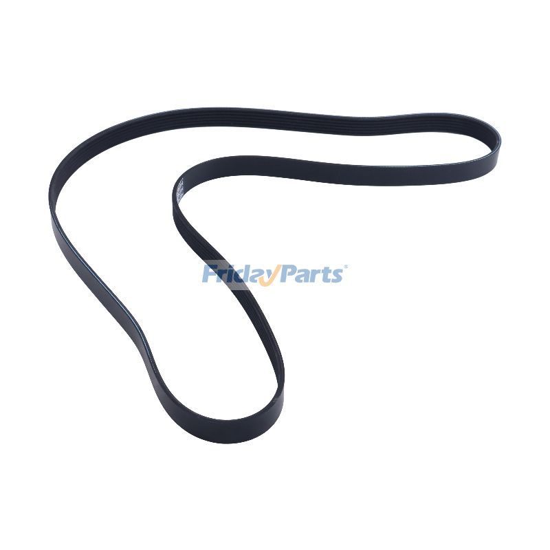 Correa de ventilador serpentina 1377755 para carretilla elevadora Hyster con motor GM de 4,3 L