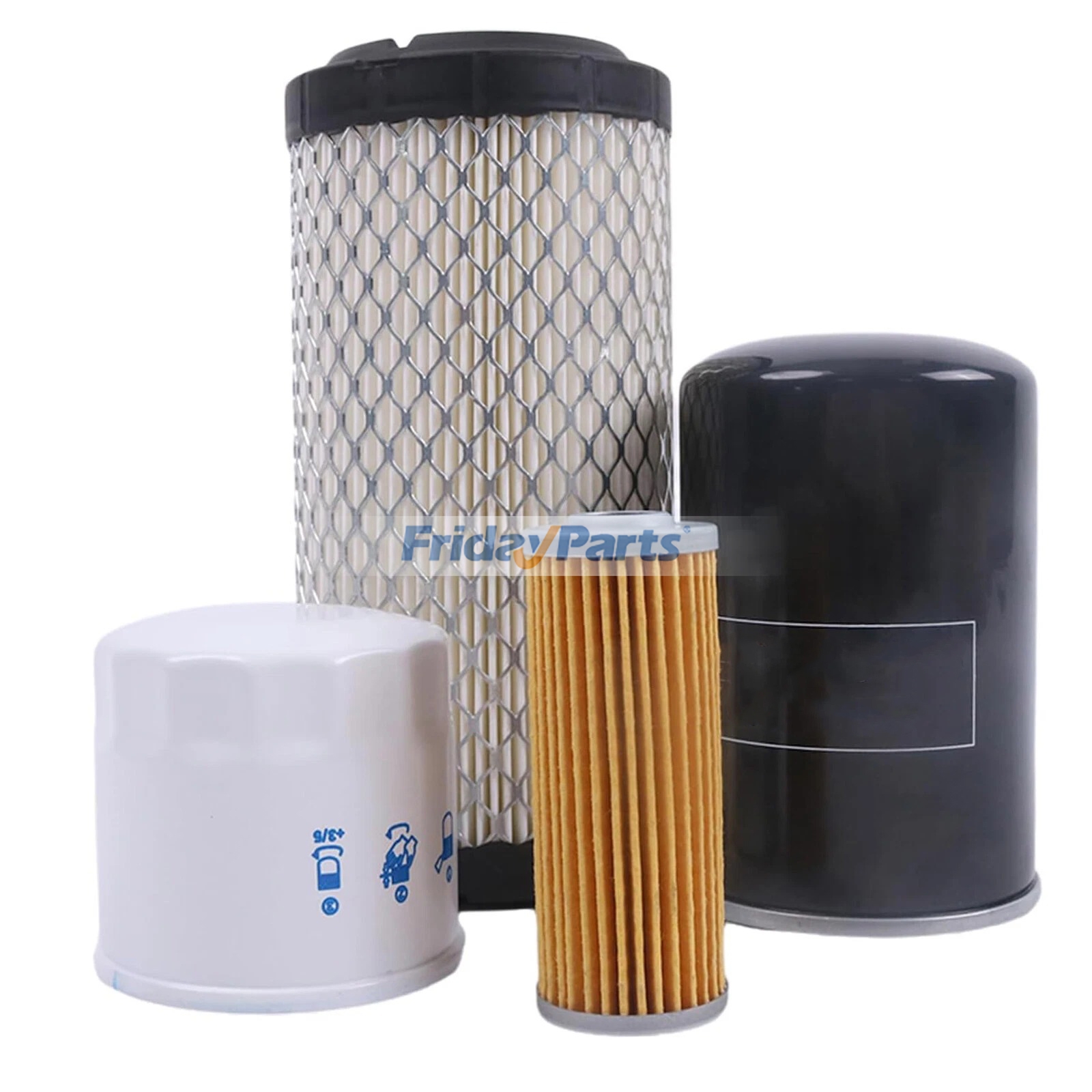 Kit de filtro de servicio 119655-12560 119305-35170 1A8160-24950 129053-55670 para tractores Cub Cadet Yanmar SC Series SC2400 SC2450