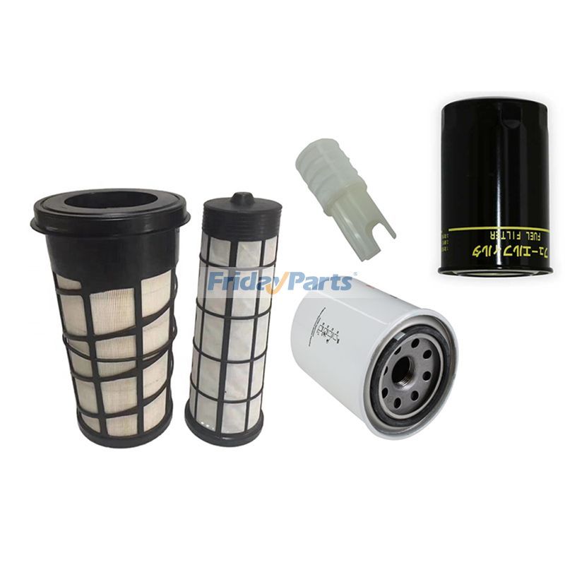 Service Filter Kit for Yanmar Engine 4TNV98T John Deere Skid Steer Loader 326E