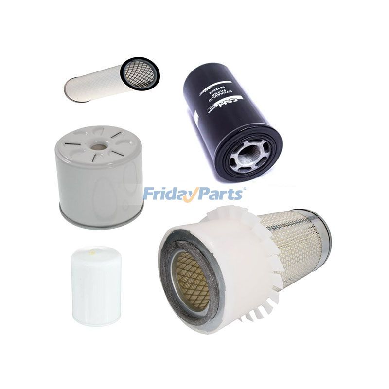 Service Maintenance Filter Kit 86529587 & 86512355 & 87800083 & 84535312 & 9842392 for New Holland Skid Steer Loader L865 LX865 LX885