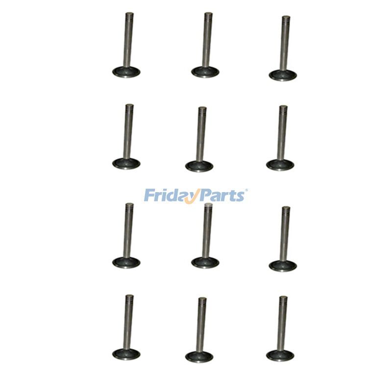 Set of 12 Valve Intake for Caterpillar CAT Engine G3606 G3606B G3608 G3612 G3616 Excavator 375 375 L in USA