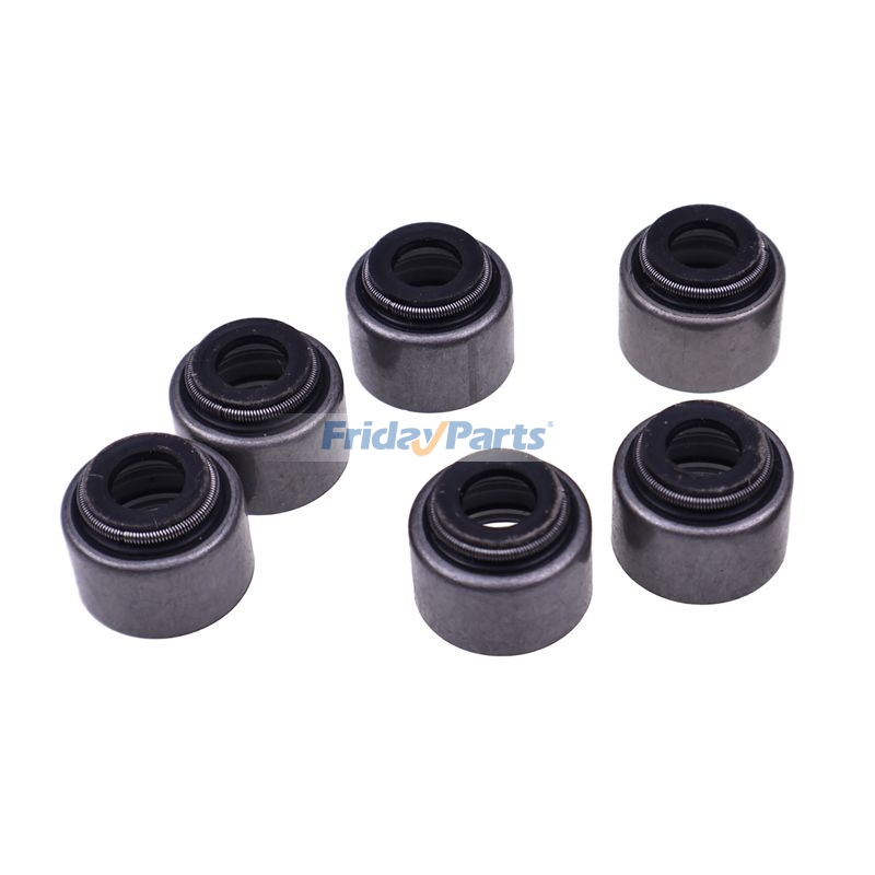 Set of 6 Valve Steam Seal for ISM Shibaura CASE 410 420 for Engine,Loader,Tractor