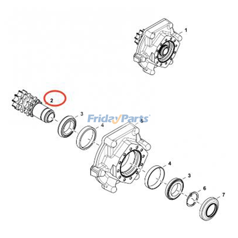 Shaft Motor for Loader