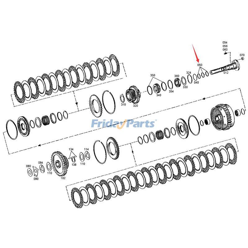 FridayParts 3 Stück Wellendichtring Getriebe