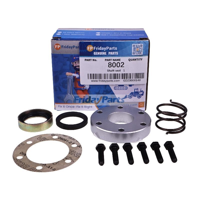 Joint d'arbre 08002 pour compresseurs Bock FK20 FKX20