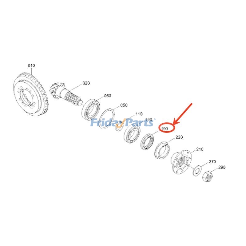 Sello de eje ZGAQ-02171 para excavadora Hyundai R170W7 R170W7A R170W9S R180W9S Para HYUNDAI