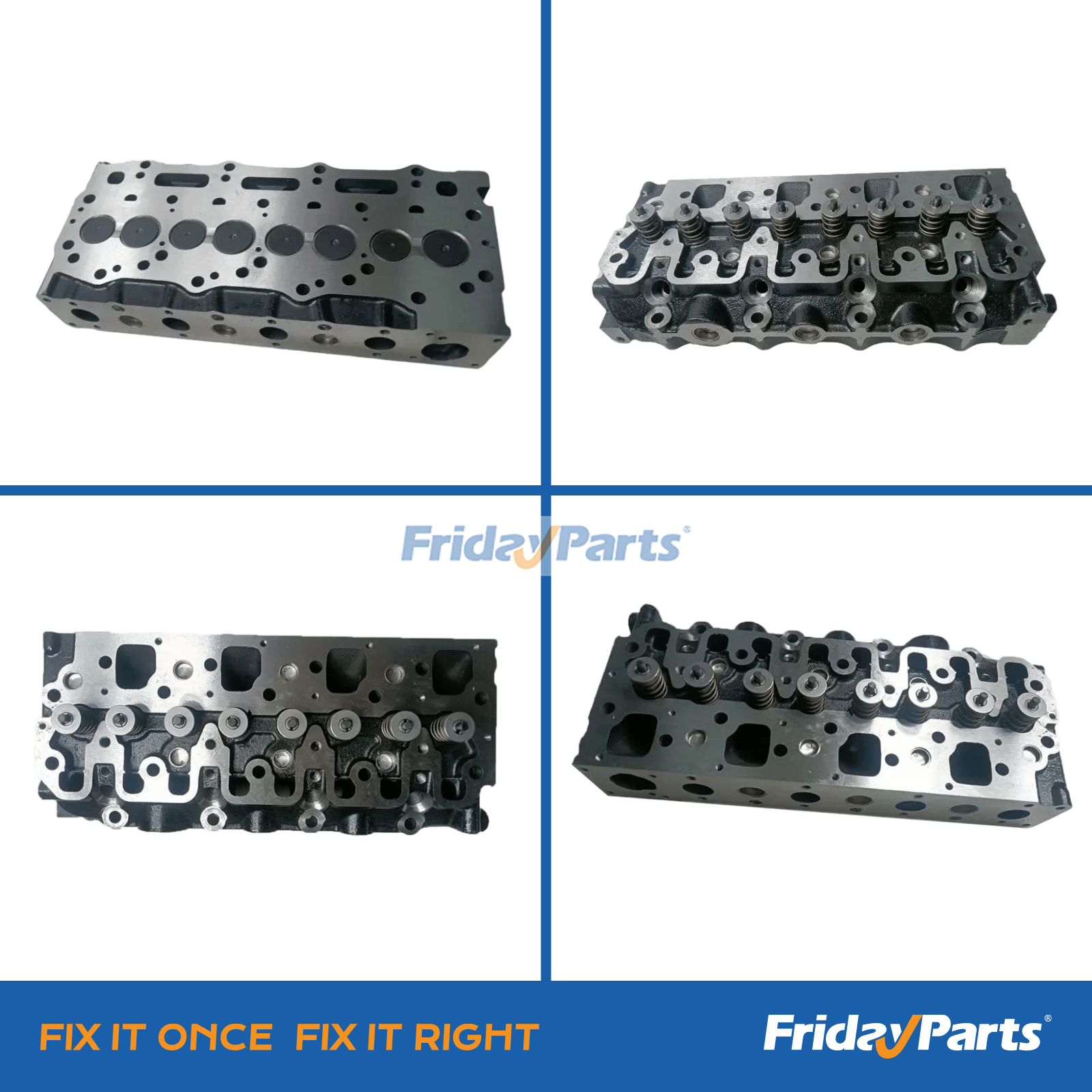 New Holland tractor cylinder head for N844 engine T1530 and T2310 models