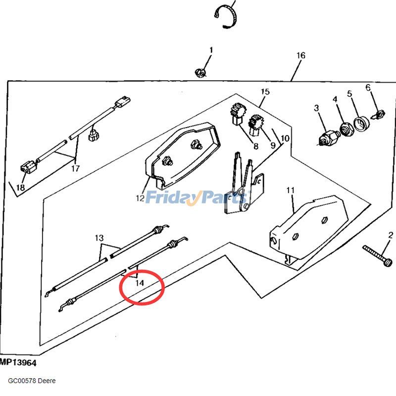 草刈り機 シフトケーブル