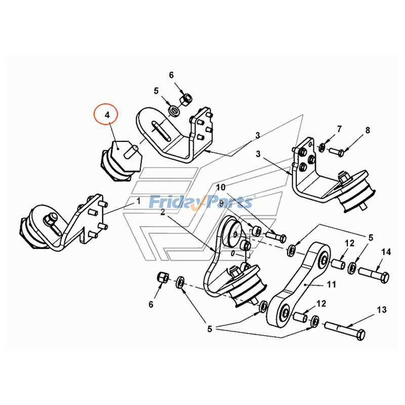 Shock Absorber for Compactor,Engine