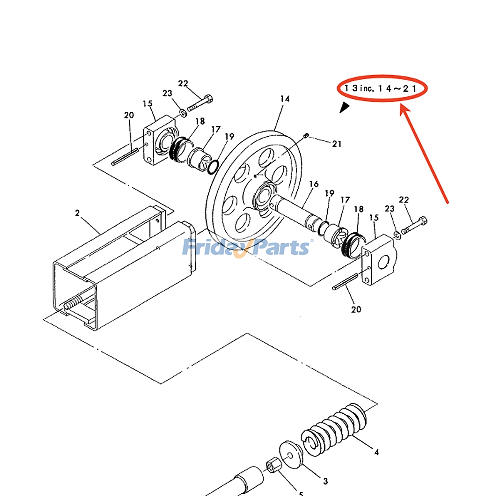 Amortiguador E0871190050 para transportador de orugas Yanmar C50R C50R-1 C50R-2 Para YANMAR