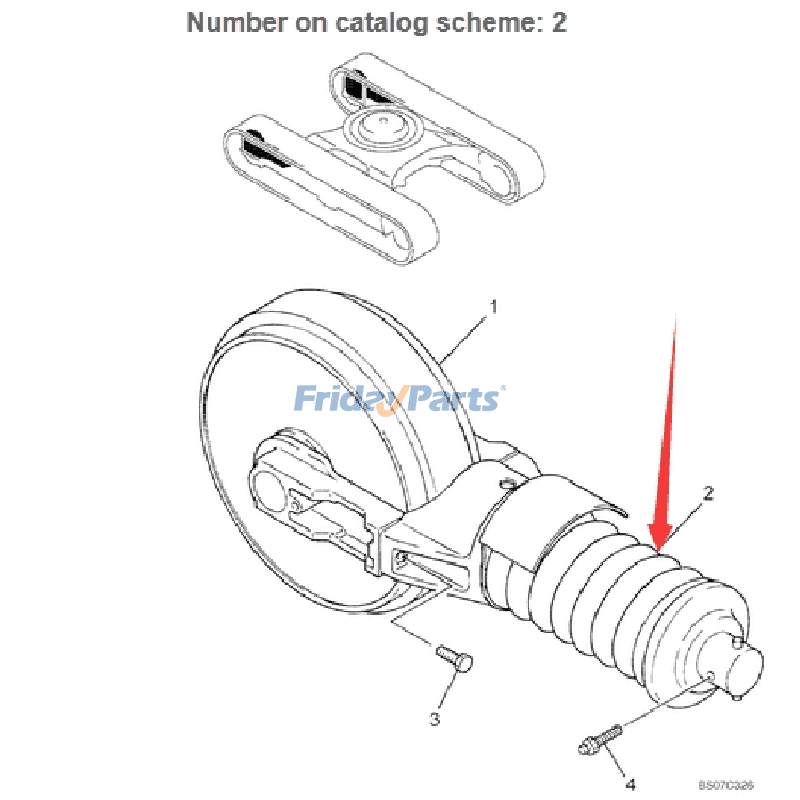 Shock Absorber for Excavator