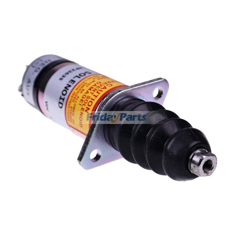 12V Shut Down Solenoid Model 1502-12D Flange for Engine